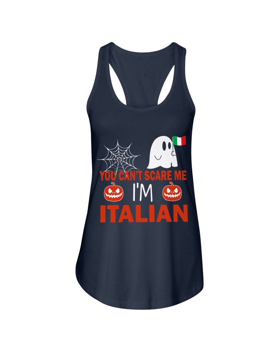 You can't scare me i'm Italian Ladies Flowy Tank