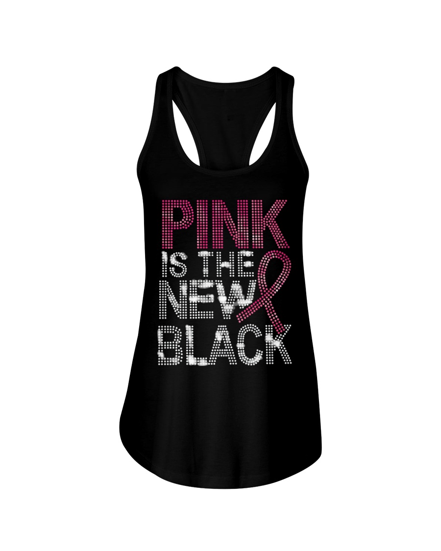 Pink is the new Black Ladies Flowy Tank