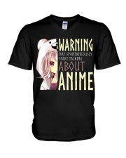 Warning May 1 V-Neck T-Shirt tile