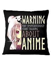 Warning May 1 Square Pillowcase tile