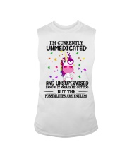 I'm Curently Unmedicated Sleeveless Tee tile