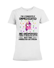 I'm Curently Unmedicated Premium Fit Ladies Tee tile