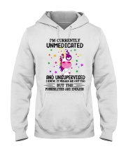 I'm Curently Unmedicated Hooded Sweatshirt tile
