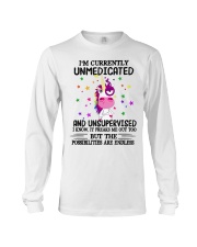 I'm Curently Unmedicated Long Sleeve Tee tile