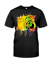 Love Camera Graffiti Photographer Classic T-Shirt front