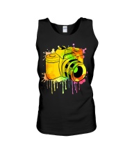 Love Camera Graffiti Photographer Unisex Tank tile