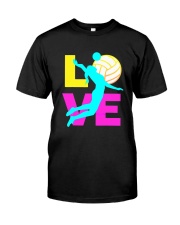 Volleyball Love Girl Player Premium Fit Mens Tee tile