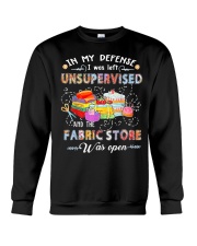 In My Defense I Was Left t Crewneck Sweatshirt tile