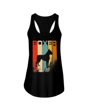 Boxer Dog Ladies Flowy Tank tile