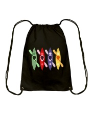 Funny Kayaking T Shirt Cool Kayak Drawstring Bag tile