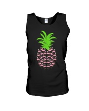 Pineapple Flamingo Unisex Tank tile