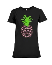 Pineapple Flamingo Premium Fit Ladies Tee tile