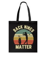 Black Nine Matter Tote Bag tile