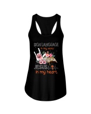 Sign Language In My Veins Ladies Flowy Tank tile
