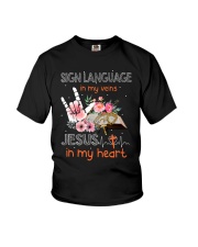 Sign Language In My Veins Youth T-Shirt tile