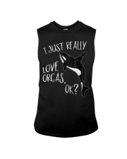 I Just Love Orcas OK R596 Sleeveless Tee tile
