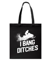 Snowmobile I Bang Ditches r239 Tote Bag tile