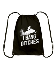 Snowmobile I Bang Ditches r239 Drawstring Bag tile