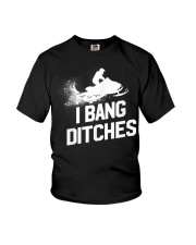 Snowmobile I Bang Ditches r239 Youth T-Shirt tile
