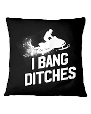 Snowmobile I Bang Ditches r239 Square Pillowcase tile