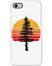 Pine Tree Under Sunset Phone Case tile