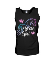 Horse Girl Unisex Tank tile