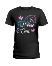 Horse Girl Ladies T-Shirt tile