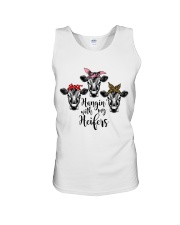 Cow Hanging With My Heifers Unisex Tank tile