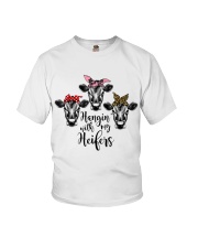 Cow Hanging With My Heifers Youth T-Shirt tile