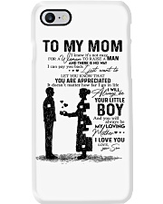 To My Mom I Know It's Not Easy For A Woman Phone Case tile