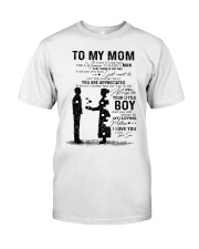 To My Mom I Know It's Not Easy For A Woman Premium Fit Mens Tee tile
