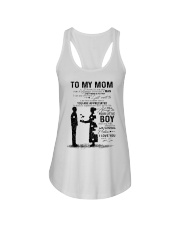 To My Mom I Know It's Not Easy For A Woman Ladies Flowy Tank tile