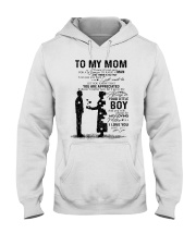 To My Mom I Know It's Not Easy For A Woman Hooded Sweatshirt tile