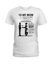 To My Mom I Know It's Not Easy For A Woman Ladies T-Shirt tile