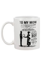 To My Mom I Know It's Not Easy For A Woman Mug back