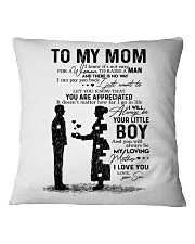 To My Mom I Know It's Not Easy For A Woman Square Pillowcase tile