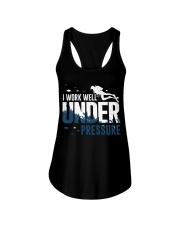 I Work Well Under Pressure Ladies Flowy Tank tile