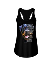 Rottweiler Soul I Love Rotties Dog Lover Ladies Flowy Tank tile