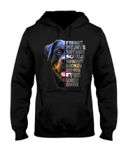 Rottweiler Soul I Love Rotties Dog Lover Hooded Sweatshirt tile