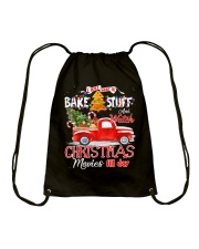 Baking Watch Christmas Movies All Day Drawstring Bag tile