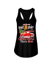 Baking Watch Christmas Movies All Day Ladies Flowy Tank tile