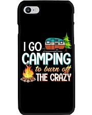 I Go Camping To Burn Off The Crazy Phone Case tile