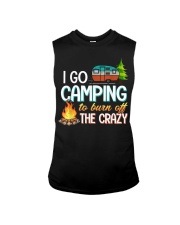 I Go Camping To Burn Off The Crazy Sleeveless Tee tile