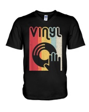 Vinyl Record 3 V-Neck T-Shirt tile
