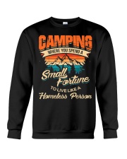Camping Where You Spend A Small Fortune Crewneck Sweatshirt tile