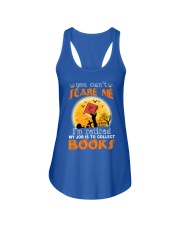 You Can't Scare Me I'm Retired My Job Is To Collect Books (Front) Ladies Flowy Tank tile