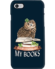 Stop Staring At My Books (Front) Phone Case tile