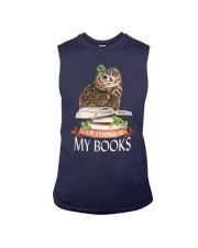 Stop Staring At My Books (Front) Sleeveless Tee tile