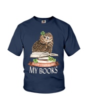 Stop Staring At My Books (Front) Youth T-Shirt tile