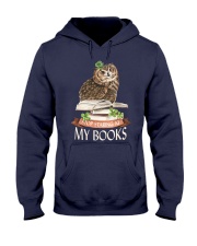 Stop Staring At My Books (Front) Hooded Sweatshirt tile